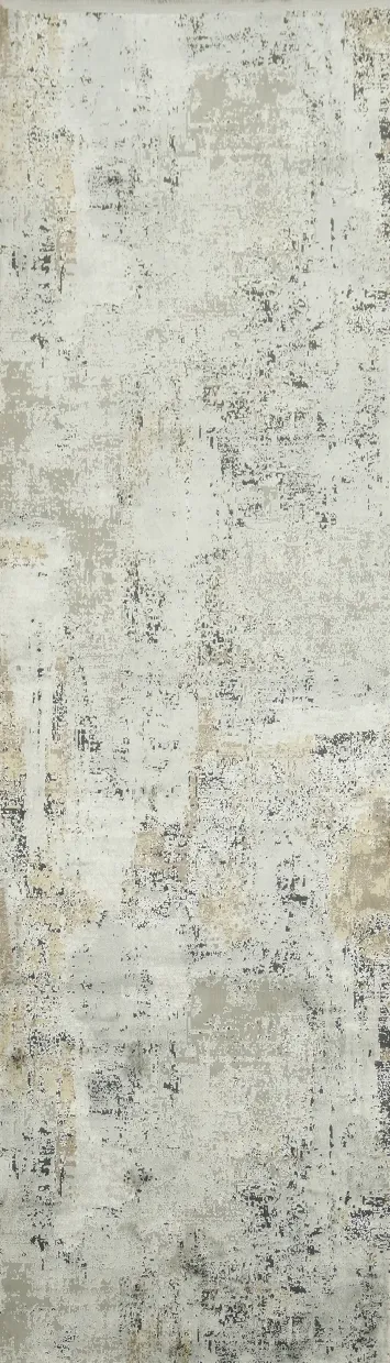 Neutral Tonal Rug with Contemporary Urban Design 3x10