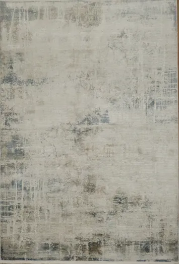 Elegant Neutral Rug Featuring Distressed Texture for Living Areas 5x8