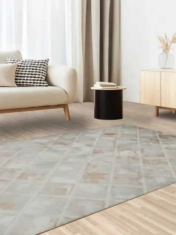 Elegant Diamond Pattern Rug for Modern Living Spaces 5x8