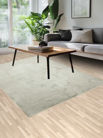 Vintage-Style Ivory Rug Perfect for Every Room Decor 5x8