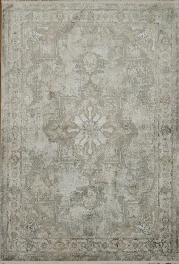 Vintage Inspired Gray Rug to Enhance Your Classic Interiors 5x8
