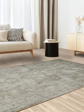 Vintage Inspired Gray Rug to Enhance Your Classic Interiors 5x8