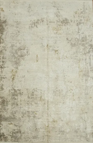 Contemporary Distressed Area Rug with Subtle Tones 6x10