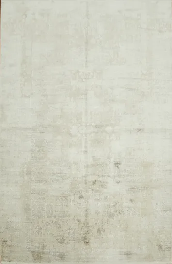 Classic Beige and White Rug for Timeless Home Elegance 6x10