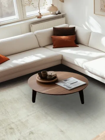 Classic Beige and White Rug for Timeless Home Elegance 6x10