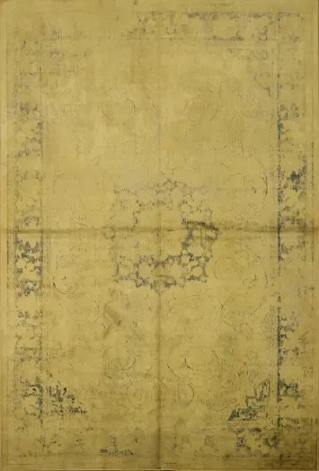 Vintage Charm: Distressed Pattern Area Rug 5x8