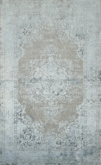 Sophisticated Distressed Style Rug for Modern Living Spaces 5x8