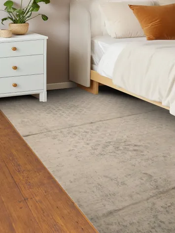 Neutral Tones: Versatile Beige Rug for Any Room Decor 5x8
