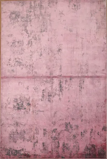 Elegant Pink and Grey Distressed Area Rug for Modern Living Spaces 5x8