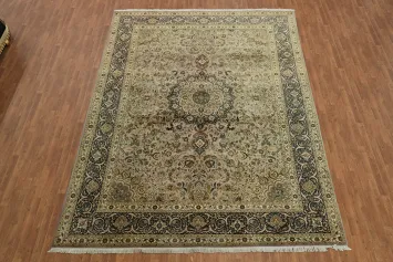 Fine Floral Tabriz Persian Area Rug 10x13