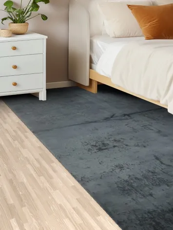 Elegant Industrial Grey Rug for a Modern Urban Look 5x8