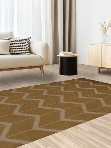 Chevron Pattern Moroccan Area Rug 5x8 to Elevate Any Room's Style