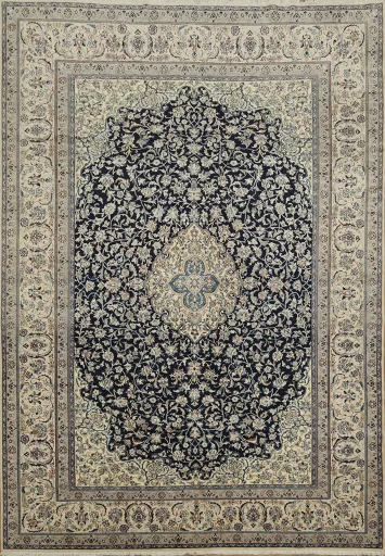 Fine Nain Persian Area Rug 9x13