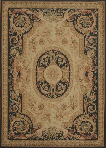 Aubusson Tapestry Chinese Area Rug 9x12