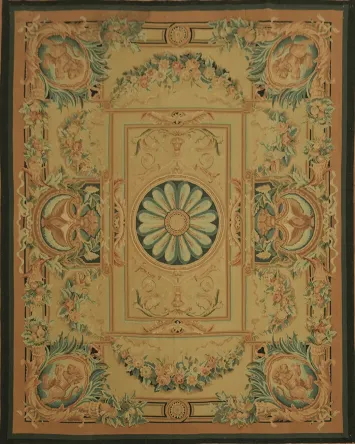 Aubusson Tapestry Chinese Area Rug 8x10
