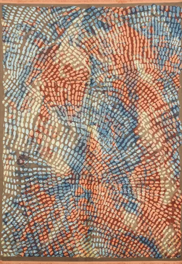 Colorful Geometric Illusion Rug for Visual Impact 6x9