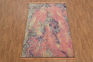 Colorful Abstract Art Rug for Modern Home Decor 6x9