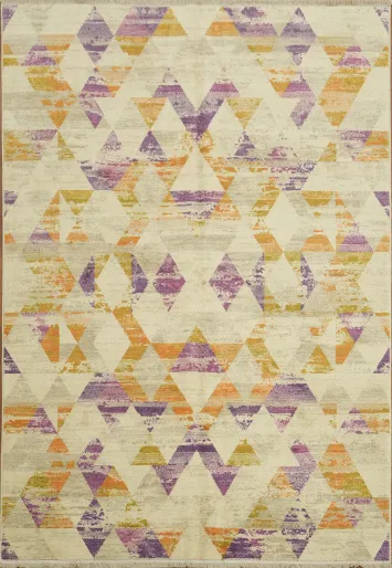 Style Your Living Room with This Colorful Geometric Area Rug 6x9