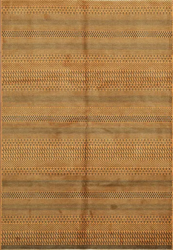 Elegant Earth-Toned Tribal Pattern Area Rug for Cozy Interiors 6x9