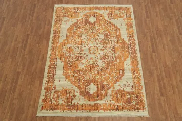 Premium Quality Modern Rug with Intricate Artistic Design 6x9
