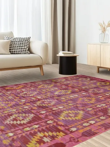 Vibrant Geometric Pattern Rug for a Bold Statement Decor 6x9