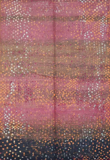 Gabbeh Design Turkish Area Rug 6x9