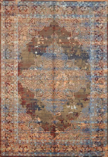 Vintage Design Turkish Area Rug 6x9