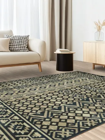 Modern Turkish Area Rug 6x9