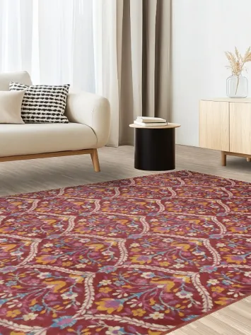 Damask Turkish Area Rug 6x9