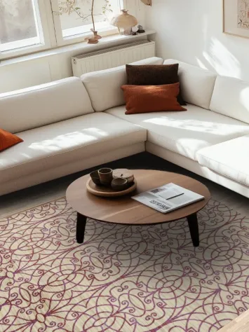 Modern Geometric Turkish Area Rug 6x9