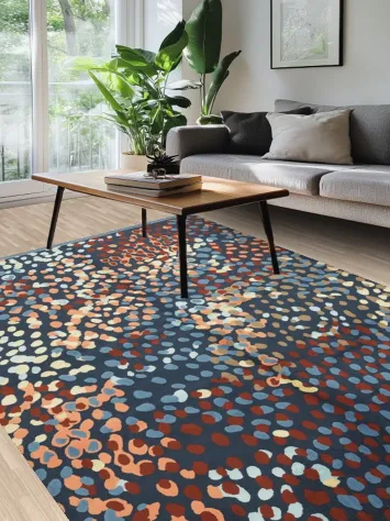 Unique Polka Dot Rug for Creative Interior Decor 6x9