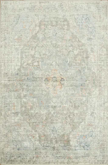 Chic Distressed Area Rug Perfect for a Cozy Home Look 5x8