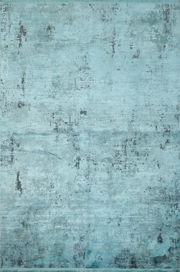 Distinct Abstract Blue Rug for Modern Home Interiors 5x8