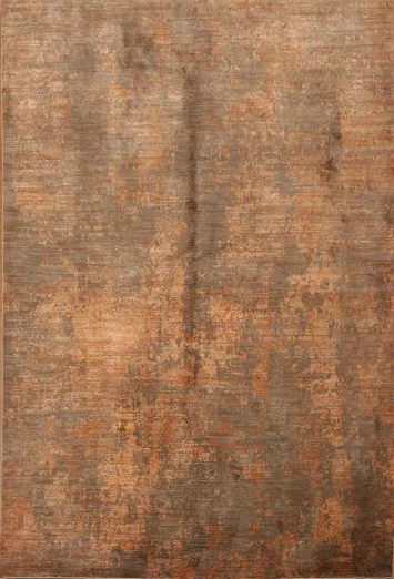 Contemporary Elegance: Organic Textured Rug with Natural Hues 5x8