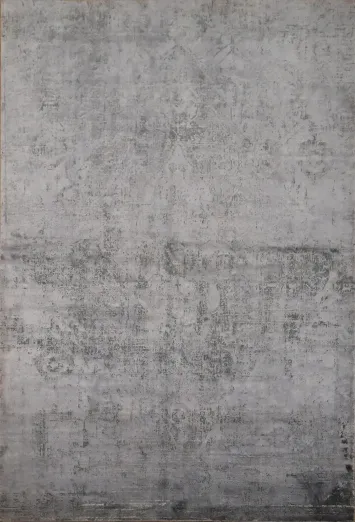 Classic Gray Rug with Vintage Aesthetic and Timeless Appeal 5x8