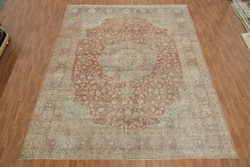 Pre-1900 Antique Palace Size Wool Sultanabad Persian Large 13x16