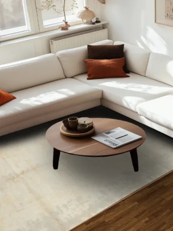 Neutral Hues Vintage Rug for Elegant Living Spaces 7x10