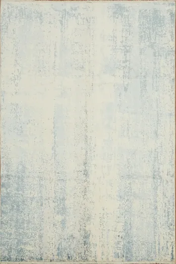 Sophistication in Simplicity: Subtle Blue Modern Rug 7x10