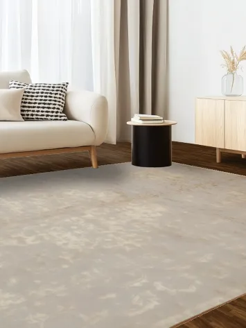 Classic Beige Rug with Elegant Antique Aesthetic