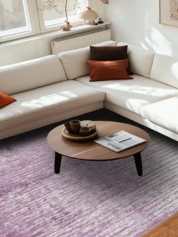 Lavender Dream: Abstract Artistry with Subtle Elegance