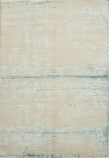 Minimalist Artistic Beige and Grey Area Rug Design