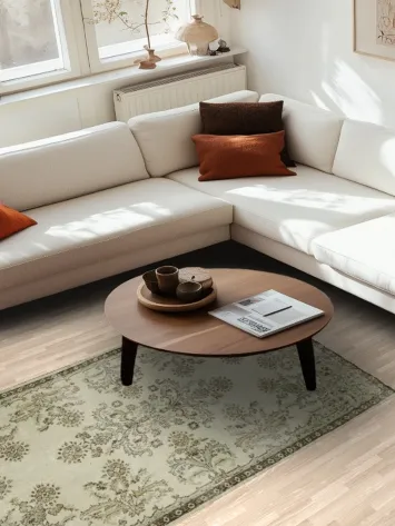 Wool Vintage Distressed Anatolian Area Rug 4x7