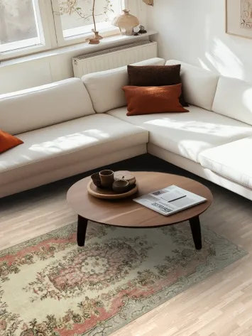 Richly Decorated Traditional Rug with Central Medallion 4x7