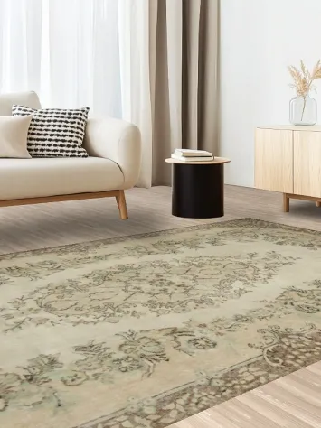 Elegant floral and medallion area rug with vintage charm 6x10