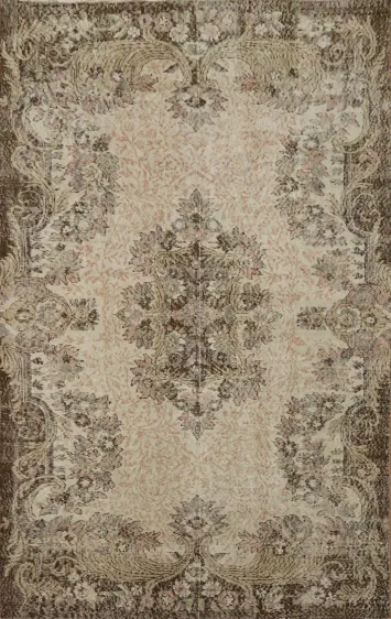 Elegant Vintage Floral-Patterned Rug for Classic Home Décor 6x9