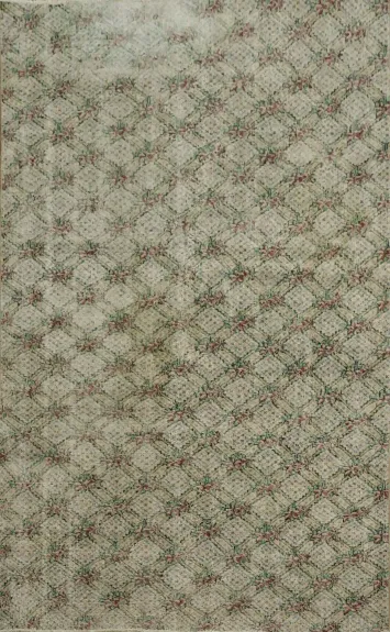 Elegant Vintage Patterned Rug with Subtle Geometric Accents 5x8