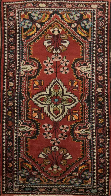 Flora Wool Hamedan Persian Rug 2x4