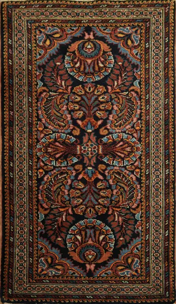 Unique Wool Floral Persian Lilian Rug 2x4