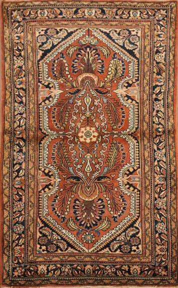 Top Quality Vegetable Dye Floral Wool Persian Lilian Rug 3x5