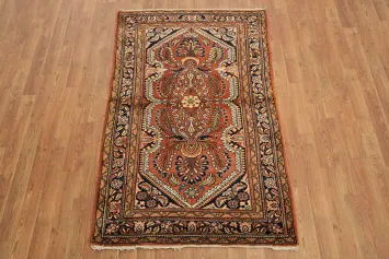 Top Quality Vegetable Dye Floral Wool Persian Lilian Rug 3x5